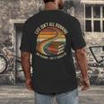 Life Isn’t All Running And Reading Book Lover Men's Back Print T-Shirt