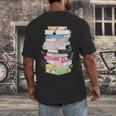 Life Of A Reader Book Lovers Book Nerds Bookworm Men's Back Print T-Shirt
