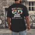 Most Likely To Read Books All Summer Teacher Student Men's Back Print T-Shirt