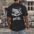 Get Lit Books Men's Back Print T-Shirt Get Lit Books Men's Back Print T-Shirt
