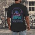 I Look Better Bent Over A Book Smut Reader Bookish Men's Back Print T-Shirt I Look Better Bent Over A Book Smut Reader Bookish Men's Back Print T-Shirt