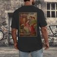 Louisa May Alcott Coming Of Age Novel Little Women Book Cover Small Men's Back Print T-Shirt Louisa May Alcott Coming Of Age Novel Little Women Book Cover Small Men's Back Print T-Shirt