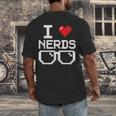 I Love Nerds I Heart Nerds For Science Book Knowledge Geeks Men's Back Print T-Shirt I Love Nerds I Heart Nerds For Science Book Knowledge Geeks Men's Back Print T-Shirt