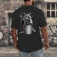 I Love Trashy Book Club Raccoon No Shelf Control Weirdcore Men's Back Print T-Shirt I Love Trashy Book Club Raccoon No Shelf Control Weirdcore Men's Back Print T-Shirt
