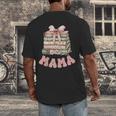 Mama Book First Chapter Birthday Family Matching Party Men's Back Print T-Shirt