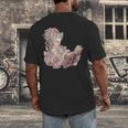Marie Antoinette Reading A Book Men's Back Print T-Shirt