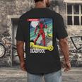 Marvel Comics Deadpool Vintage Book Art Men's Back Print T-Shirt