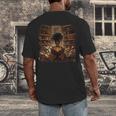 Melanin Afro Women Educated Reading Book History Men's Back Print T-Shirt Melanin Afro Women Educated Reading Book History Men's Back Print T-Shirt