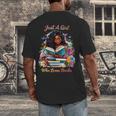 Melanin Book Month Honoring Past Inspiring Pride Men's Back Print T-Shirt Melanin Book Month Honoring Past Inspiring Pride Men's Back Print T-Shirt