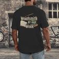 Wordsmith At Work Vintage Writer & Author Pen Book Lover Men's Back Print T-Shirt Wordsmith At Work Vintage Writer & Author Pen Book Lover Men's Back Print T-Shirt