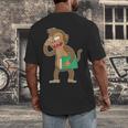 Monkey With a Book Men's Back Print T-Shirt