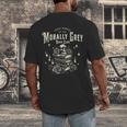Morally Grey Book Club Reading Shirt Bookish Bookworm Men's Back Print T-Shirt
