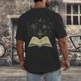 Mystic Astral Lunar Celestial Witch Spell Book Men's Back Print T-Shirt Mystic Astral Lunar Celestial Witch Spell Book Men's Back Print T-Shirt