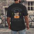 Nerdy By Nature Chibi Cute Book Lover Men's Back Print T-Shirt