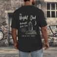 Night Owl Book Club Bookish Book Lover Tee Men's Back Print T-Shirt