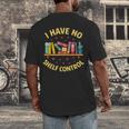 I Have No Shelf Control Librarian Books Reader Library Book Men's Back Print T-Shirt