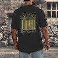 I Have No Shelf Control Vintage Botanical Books Graphic Men's Back Print T-Shirt I Have No Shelf Control Vintage Botanical Books Graphic Men's Back Print T-Shirt