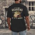 Not Hoarding If It's Books Reader Book Nerd Book Reading Men's Back Print T-Shirt Not Hoarding If It's Books Reader Book Nerd Book Reading Men's Back Print T-Shirt