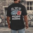 Nothing Beats Reading Rock Paper Scissors Book Lover Men's Back Print T-Shirt