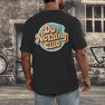 Do Nothing Club Lazy Introvert Gen Y Millennials Men's Back Print T-Shirt Do Nothing Club Lazy Introvert Gen Y Millennials Men's Back Print T-Shirt