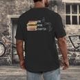 One More Chapter Sign Language Deaf Reading Book Lover Men's Back Print T-Shirt