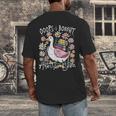 Oops I Bought Another Book Goose Bookish Men's Back Print T-Shirt