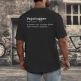 Pagehugger Definition Pun Book Lovers Literary Humor Men's Back Print T-Shirt Pagehugger Definition Pun Book Lovers Literary Humor Men's Back Print T-Shirt