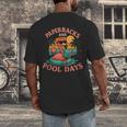 Paperbacks And Pool Days Flamingo Reading Summer Vibes Books Men's Back Print T-Shirt Paperbacks And Pool Days Flamingo Reading Summer Vibes Books Men's Back Print T-Shirt