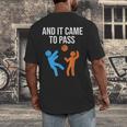 And It Came To Pass Book Of Mormon LDS Missionary Men's Back Print T-Shirt