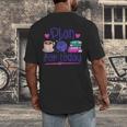 Plan For Today Coffee Yarn Books Sewing Knitter Knitting Men's Back Print T-Shirt Plan For Today Coffee Yarn Books Sewing Knitter Knitting Men's Back Print T-Shirt