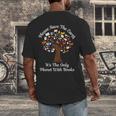 Please Save The Earth It's The Only Planet With Books Men's Back Print T-Shirt Please Save The Earth It's The Only Planet With Books Men's Back Print T-Shirt