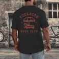 Poolside Book Club Summer Reading Book Lover Swimming Shirt Men Women Men's Back Print T-Shirt