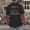 Property Of The High Reeve Bookish Manacled Dark Romance Men's Back Print T-Shirt