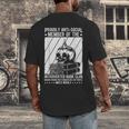 PROUDLY ANTI-SOCIAL MEMBER OF THE Introverted Book Club Men's Back Print T-Shirt PROUDLY ANTI-SOCIAL MEMBER OF THE Introverted Book Club Men's Back Print T-Shirt