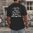 Published Author Writer Ask Me About My Debut Book Men's Back Print T-Shirt