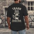 Raccoon Bookworm Readers Library Smut Reader Spicy Book Romance Rash Reader Social Club Men's Back Print T-Shirt