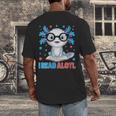 I Read Alotl Cute Axolotl Reading Book Lover Men's Back Print T-Shirt I Read Alotl Cute Axolotl Reading Book Lover Men's Back Print T-Shirt