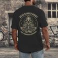 Read Banned Books Gain Forbidden Knowledge Skeleton Men's Back Print T-Shirt