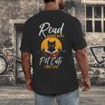 Read Banned Books Pet Cats Fight Evil Read Banned Reader Men's Back Print T-Shirt Read Banned Books Pet Cats Fight Evil Read Banned Reader Men's Back Print T-Shirt