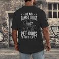 Read Banned Books PET DOGS FIGHT EVIL Read Books Reader Men's Back Print T-Shirt Read Banned Books PET DOGS FIGHT EVIL Read Books Reader Men's Back Print T-Shirt