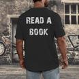 Read A Book Expand Your Mind Men's Back Print T-Shirt