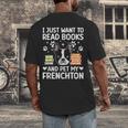 Read Books & Pet My Frenchton Owner Frenchton Lover Men's Back Print T-Shirt