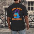 Read More Books Halloween Book Cute Ghost Reading Teaching Men's Back Print T-Shirt Read More Books Halloween Book Cute Ghost Reading Teaching Men's Back Print T-Shirt