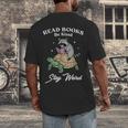 Read Books Be Kind Stay Weird Men's Back Print T-Shirt