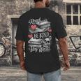 Read Books Be Kind Stay Weird Skeleton Heart Reading Alt Men's Back Print T-Shirt Read Books Be Kind Stay Weird Skeleton Heart Reading Alt Men's Back Print T-Shirt