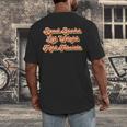 Read Books Lift Weights Fight Fascists Retro Reading Men's Back Print T-Shirt