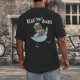 Read More Books Pigeon Book Lover Men's Back Print T-Shirt