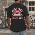 Read Your Heart Out Book Lovers Emotional Fall Vibes Men's Back Print T-Shirt Read Your Heart Out Book Lovers Emotional Fall Vibes Men's Back Print T-Shirt