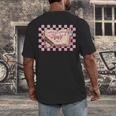 Read Your Heart Out Valentine Reading Book Teacher Student Men's Back Print T-Shirt