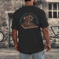 I Read Past My Bedtime Book Flower Butterfly Moon Bookish Men's Back Print T-Shirt
